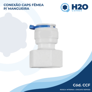 Conexão Caps Fêmea para Mangueira - Engate Rápido para Rosca Interna - CCF