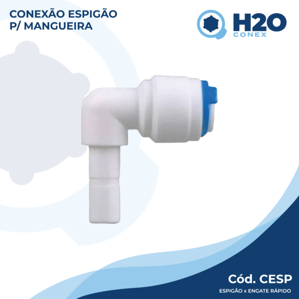 Conexão Espigão para Mangueira - Espigão para Engate Rápido - CESP1414